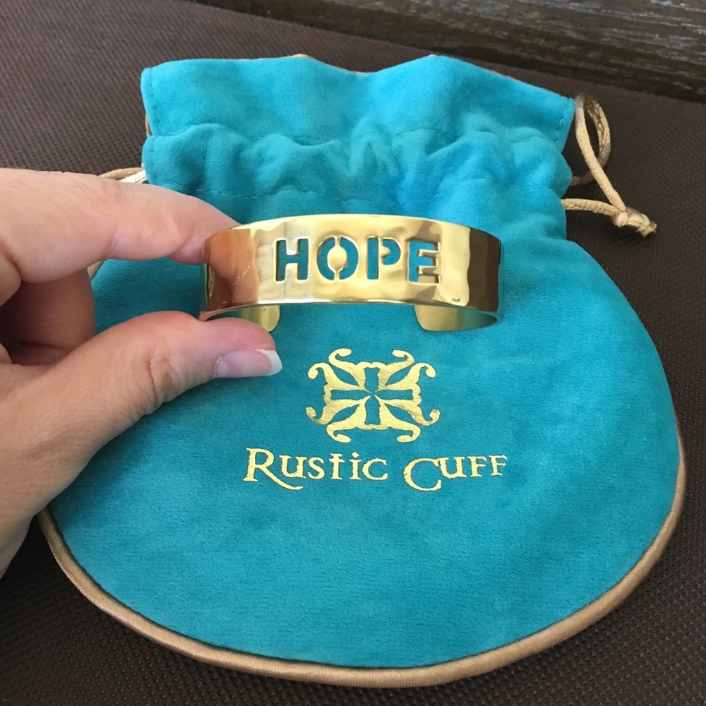 NWOT HOPE Bangle- Rustic Cuff